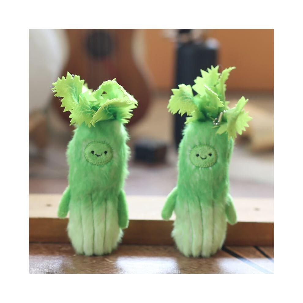 Celery Veggie Plush Keychain Stuffed Toy Pp Cotton Backpack Gift Kids Girls For
