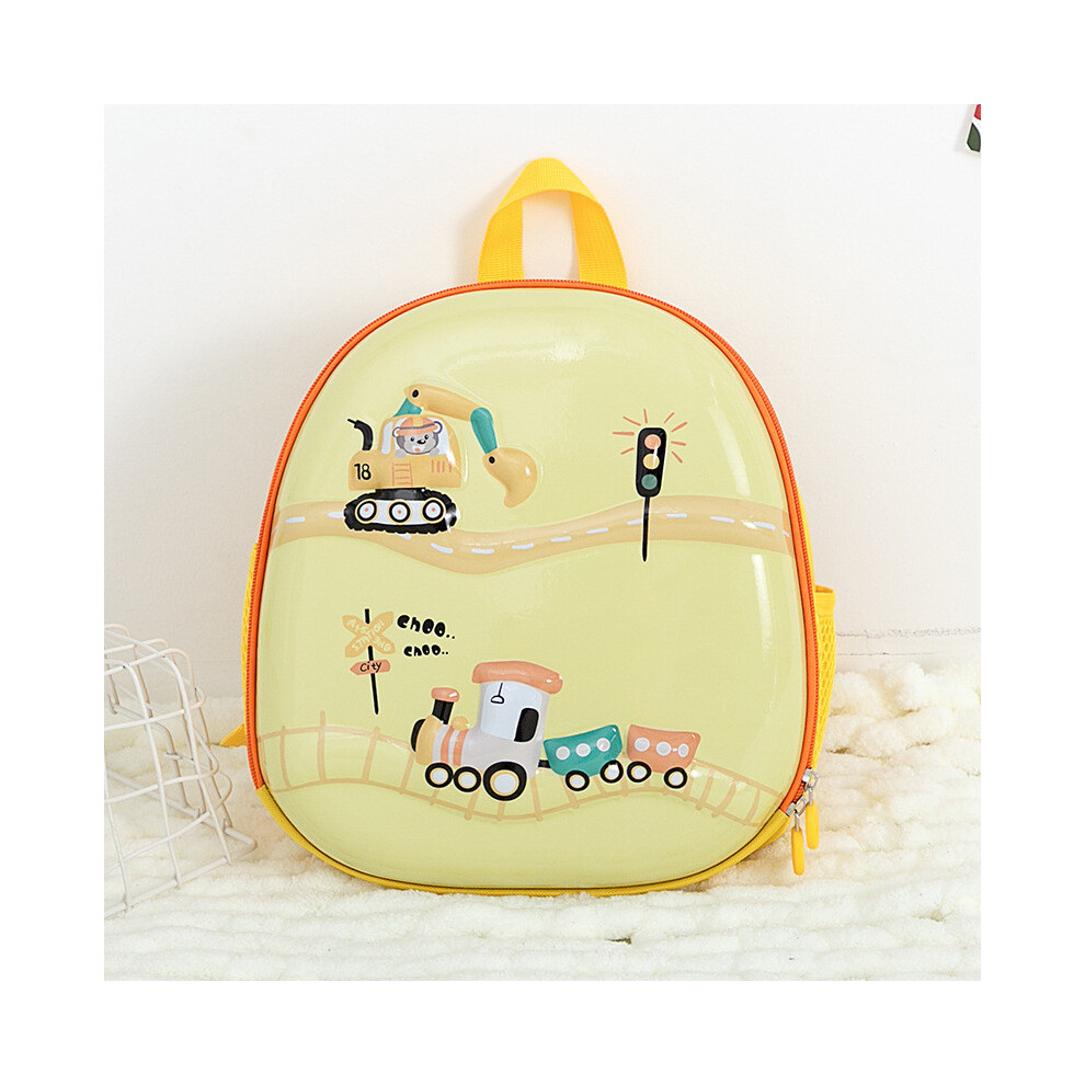 (Yellow) Backpack Eva Unicorn Material School Bag With Expandable Capacity For Child-image-OPC-PH5HCJS-NEW