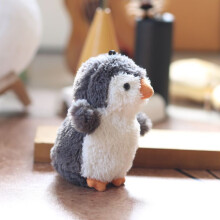 Plush Penguin Stuffed Animal Keychain Backpack Decor Pp Cotton Gift For Teens