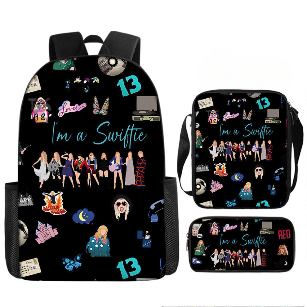 (StyleR) Alison Taylor Swift Printed Backpack Student Schoolbag Shoulder Bag Bag Pencil