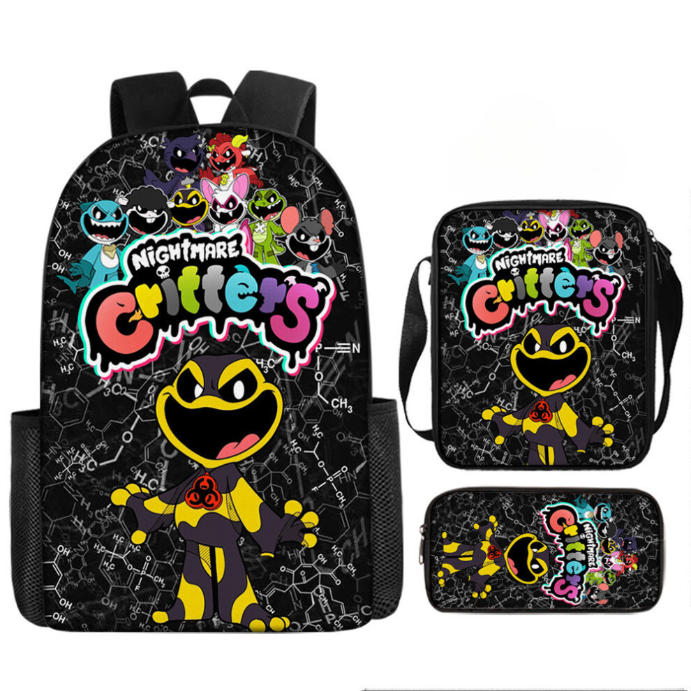 (23) Playtime Chapter Poppy 4 Printed Backpack Schoolbag Shoulder Bag Pencil Bag
