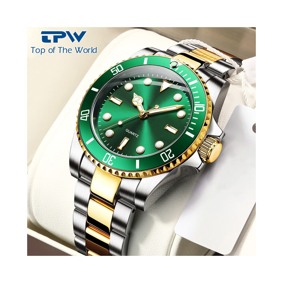 (StyleB) Trade Crossborder Mens Watch Decorative Night Light Waterproof Quartz Sports Case Style Alloy-image-OPC-PH5J9KW-NEW