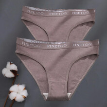 (Set 14, 2pcs) 2pcs Cotton Panties Womens Briefs Sexy Low Rise Underwear