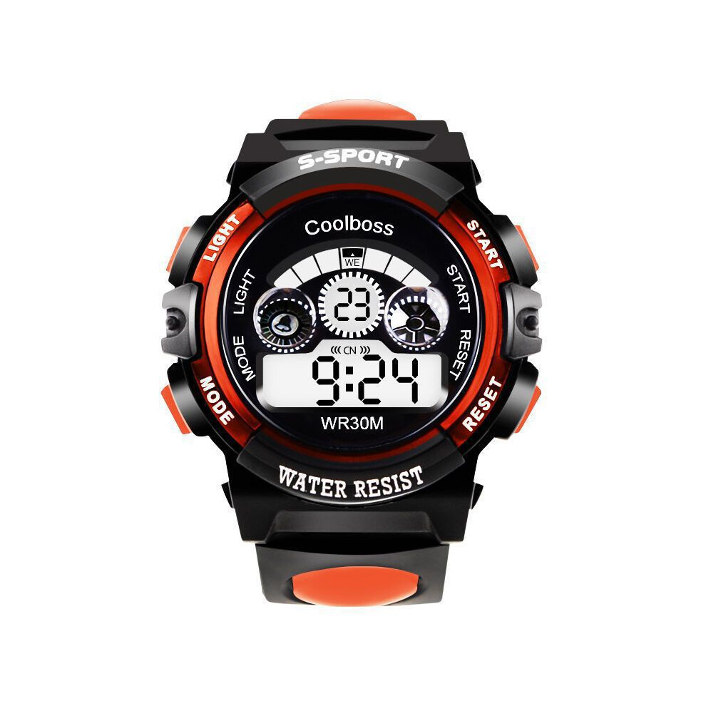 (StyleD) Men Kids Electronic Sport Watch Water Resistance Multifunctional Night Light-image-OPC-PH5JB7D-NEW