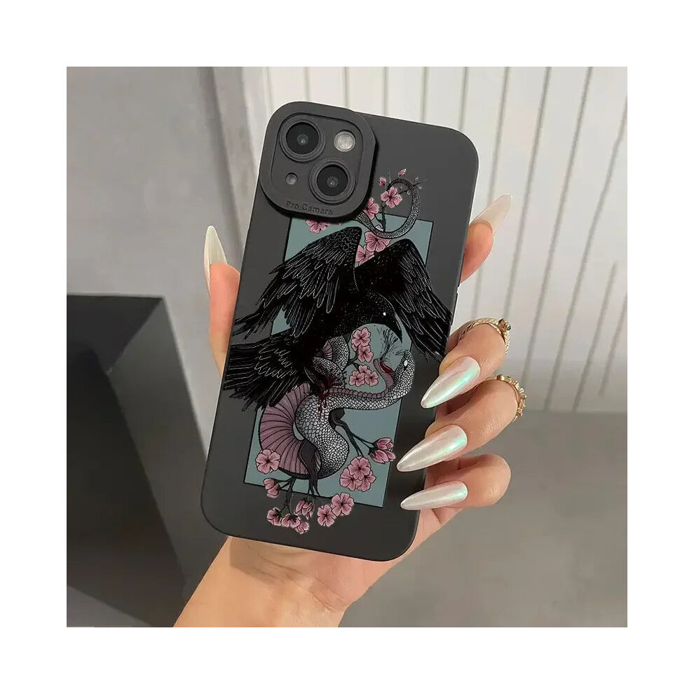Photos - Case  Snake Graphic Phone  For iPhone 16 15 14 13 Pro Max Shockproof Matte(6, For iPhone 16Pro Max)