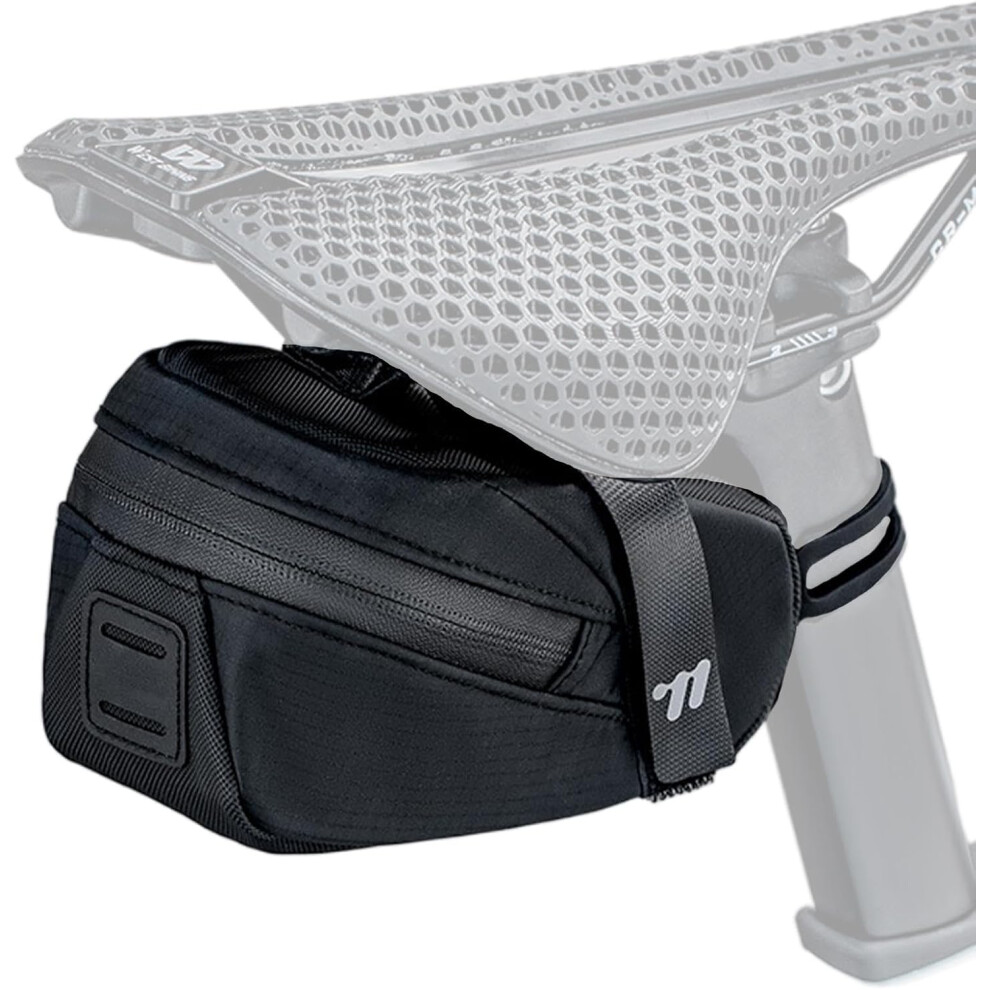 (Black) Saddle Bag, Road Saddle Bag, Road Underseat Backpack, Portable Bag Under Seat, Removable Seat Bag For Travel, Riding, Mountain And Road Black