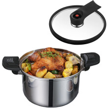 (24 Cm) Pressure Cooker - Pressure Cookware for Household and Family - Ergonomic Cookware for Efficient Cooking at Family Celebrations & Meetings with Friends