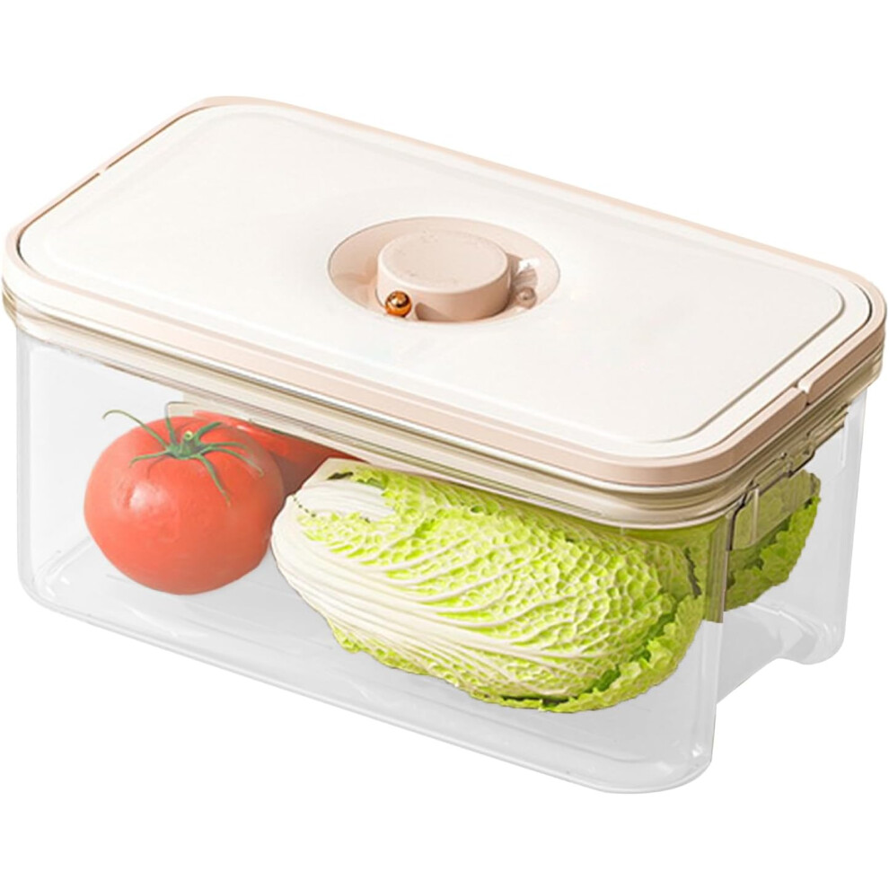 Fruit Storage Containers for Fridge | Transparent Vegetable Organizer Box | Portable Food Storage With Airtight Lids for Picnic Camping School Party