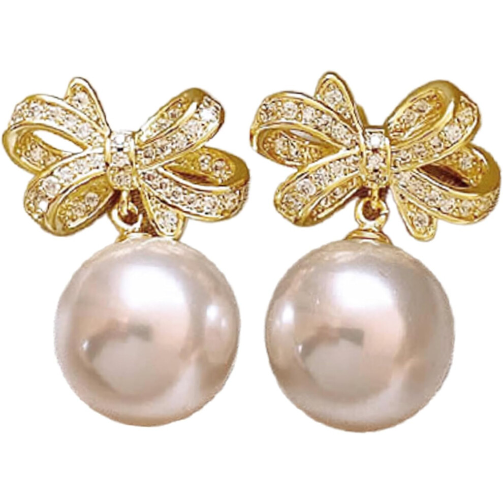 Pearl Earrings For Women, Silver Ornament Earrings, Creative Fashion Trendy Jewelry Accessories For Party Festival Travel Holiday Everyday Wear