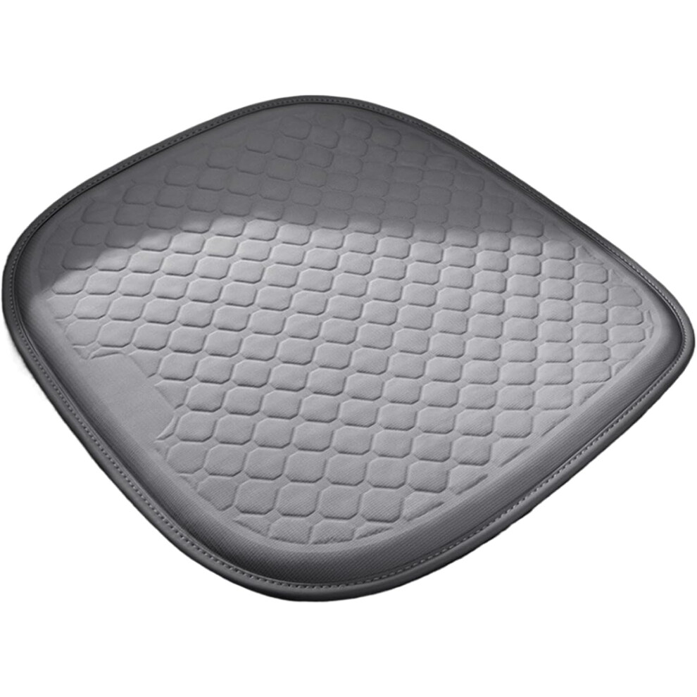 (Gray) Gel Seat Cushion, Gel Car Seat Cushion, Seat Plate for Long Sitting, Comfortable Mat for Pressure Relief, Breathable Pad for Wheelchair at Work