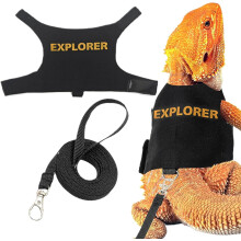 Bearded Dragon Walking Harness,Bearded Dragon Costume | Adjustable Comfortable Breathable Reptile Traction Rope Harness For Secure Walks