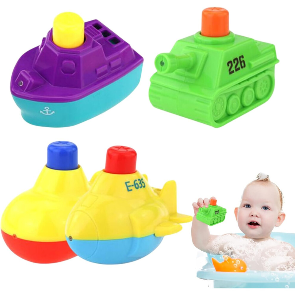 Spray Water Toy for the Bathtub, Submarine Bath Fountain Spray Toy - Interactive Sensory Bathtub Sprinkler Toy for