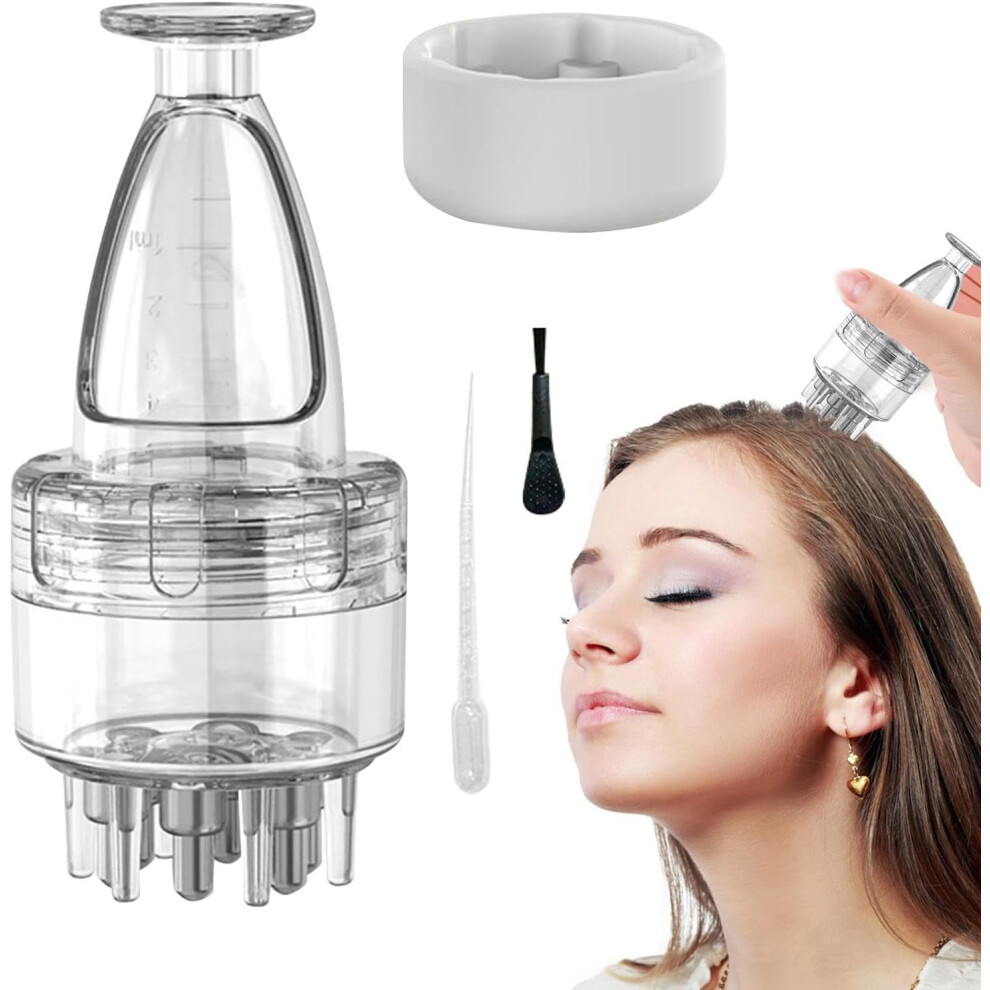 Oil Comb Applicator, Scalp Oil Applicator, Leak-proof Hair Oil Applicator, Hair Oil Dispenser - Soothing Hair Oil Massager, Hair Scalp Massager for