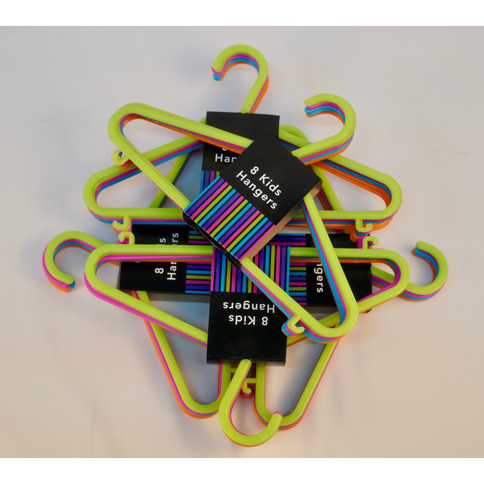DIVCHI 40 Pack kids multicolor Plastic Hangers