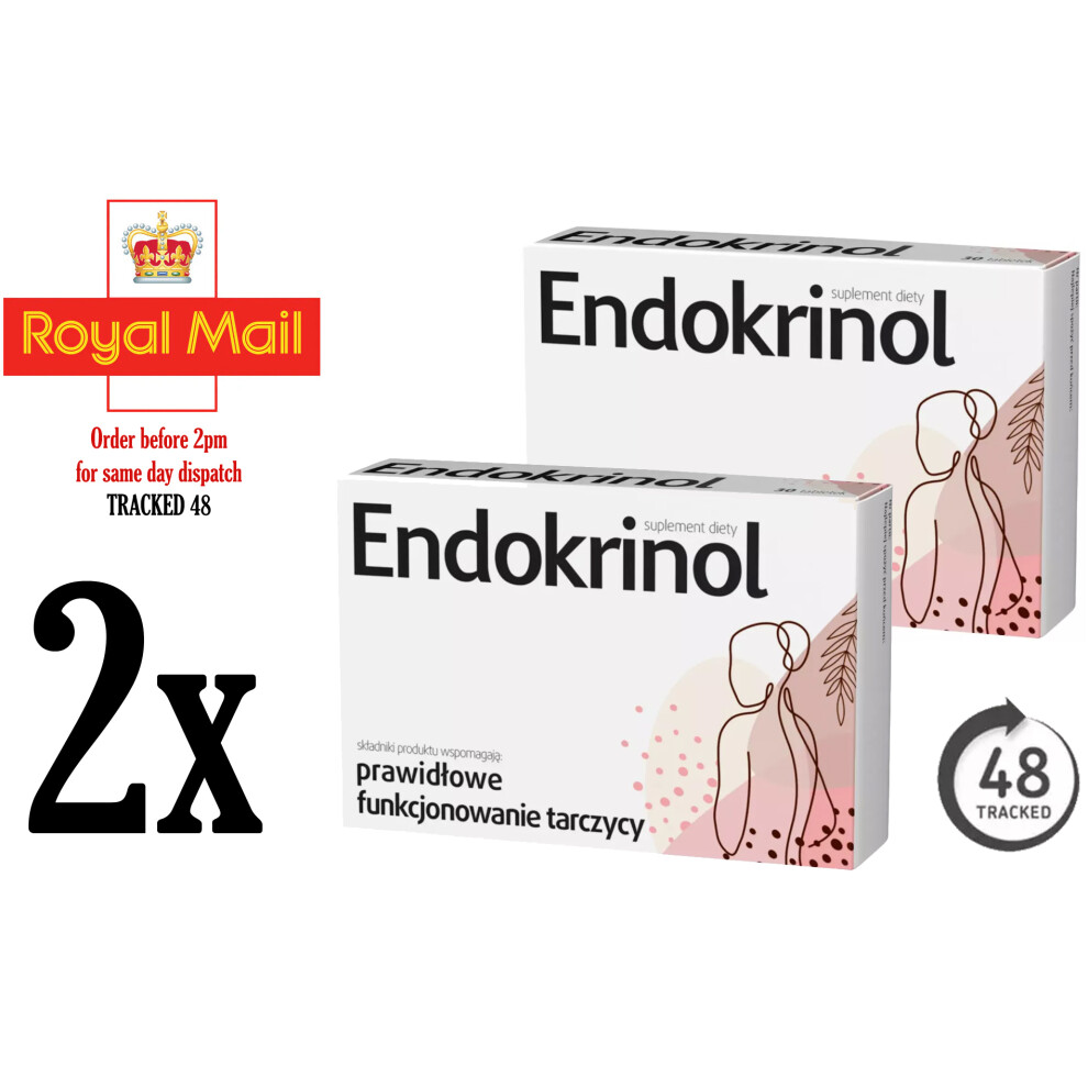 2x Endokrinol thyroid proper functioning wsparcie tarczycy jod iodine