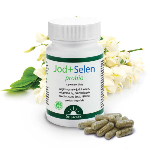 Dr Jacobs Dr. Jacob's iodine selenium jod selen B12 probiotic 90x caps sanprobi 2