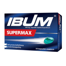 IBUM SUPERMAX nurofen HASCO ibuprofen 600 mg ibuprofenum 10x