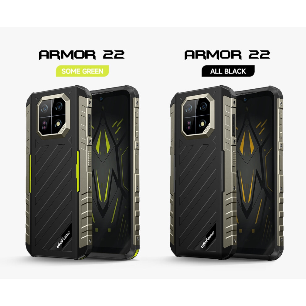 Ulefone (Black) Armor 22 Android 13,8Gb+128Gb Rom, 6600Mah 33W,Nfc,64Mp Night Camera