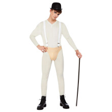 (M R, White) Smiffys Mens Cult Classic Costume Set