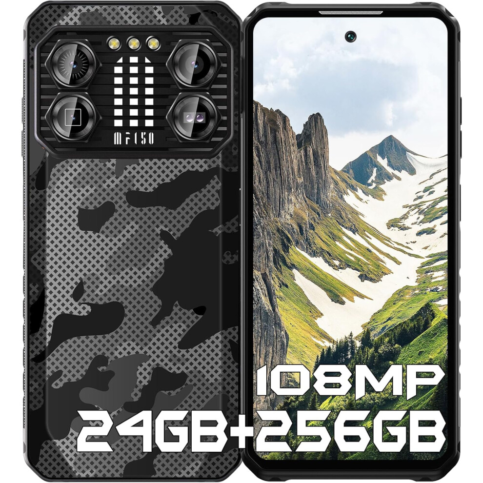 (Black) Iiif150 B2 Pro Unbreakable Mobile Phone, 12Gb/256Gb/1Tb Black 6942961581591