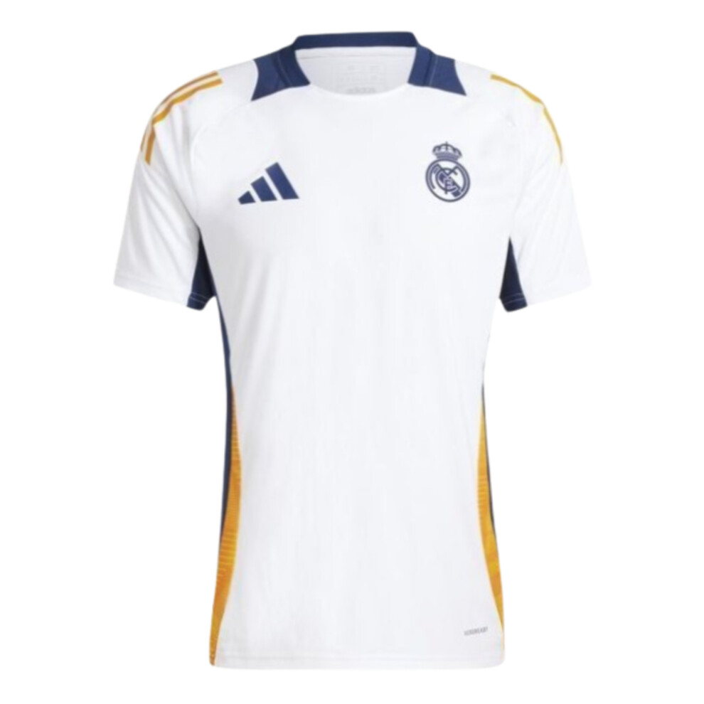 (XXL) 2024-2025 Real Madrid Training Tee (White)