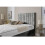 Snugg Furniture (Single Bed 3Ft, Silver) Lisbon Chenille Fabric Upholstered Bed 4