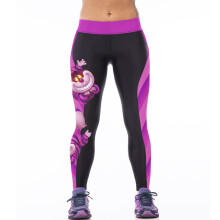 (L) Women Sports Pants Digital 3d Cat Printed Slim Leggings Stretchy Pants Slim