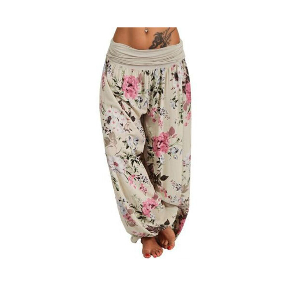 (Apricot, 4XL) Yoga Womens Thai Pants Harem Trousers Festival Baggy Hippie Boho Hareem Casual-image-OPC-PH5K7DN-NEW