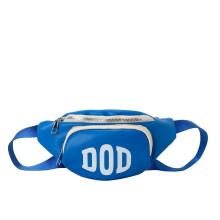 (Blue) Printed Waist Letter Bag One Shoulder Crossbody Shoulder Strap Adjustable