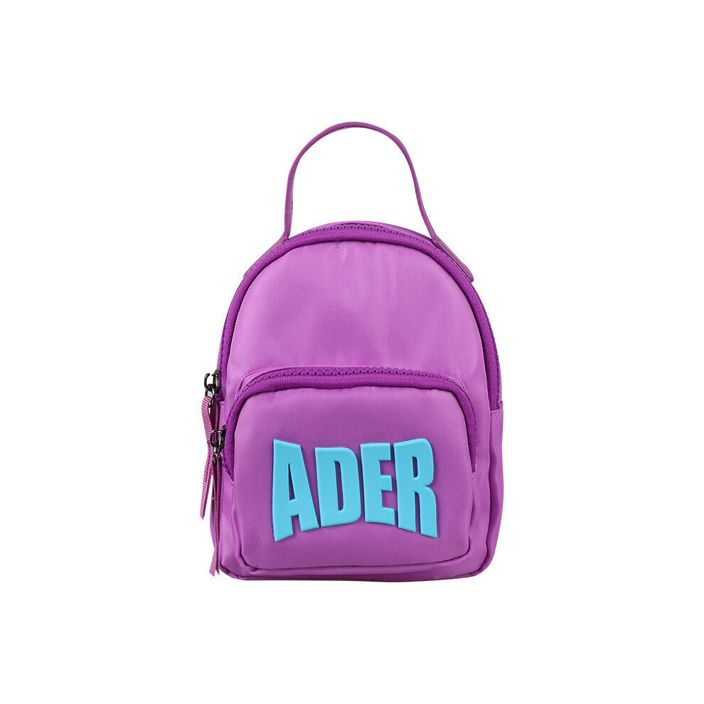 (Purple) Mini Childrens Backpack With Oxford Cloth Texture And Pattern Alphabet Design-image-OPC-PH5KNF2-NEW