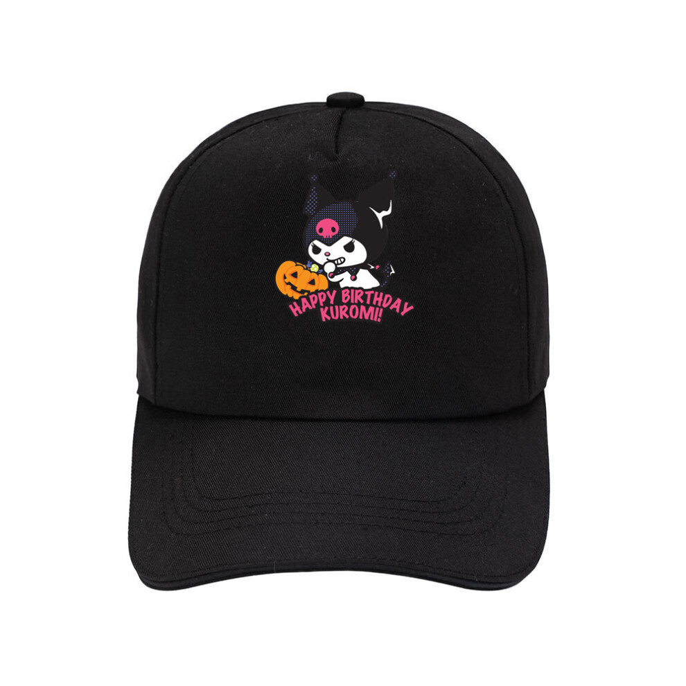 (StyleH) Hello Kuromi Kitty Baseball Cap Wide Brim Lightweight Hat For Teens Fans Anime-image-OPC-PH5KRDB-NEW