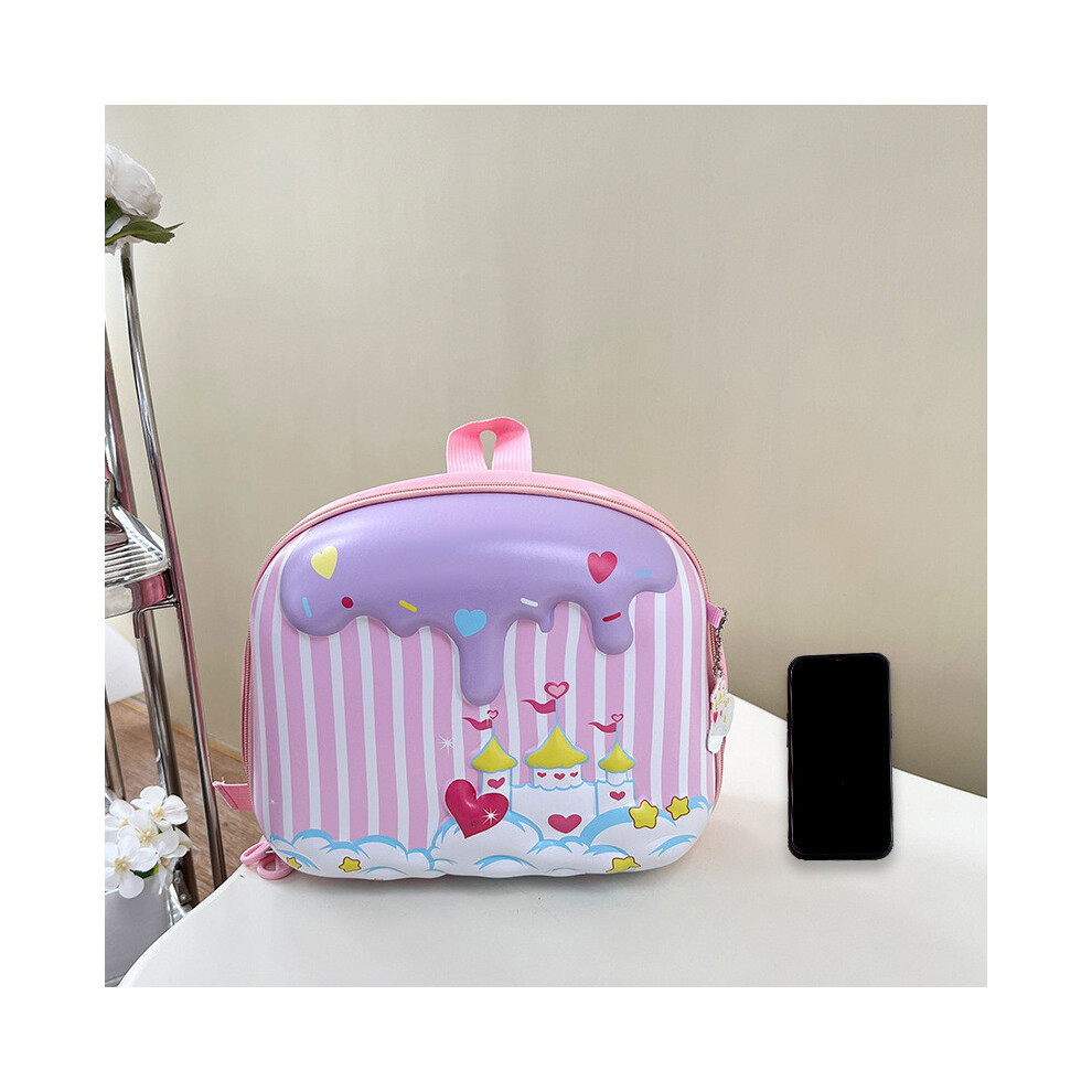 (Pink) Ice Rocket Cream Eggshell Backpack Breathable Texture Suitable Children For-image-OPC-PH5KSWC-NEW