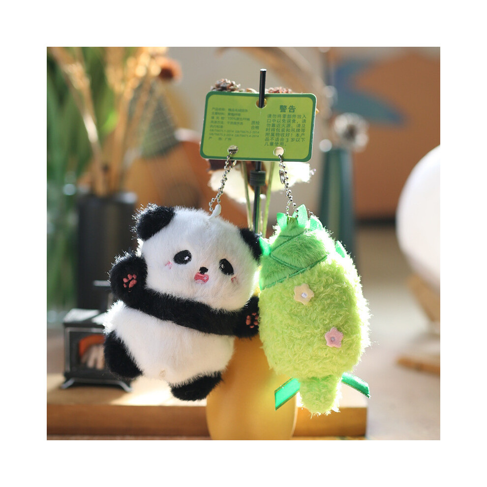 Plush Bamboo Panda Toy Keychain Stuffed Animal Backpack Decor For Girls Teens-image-OPC-PH5KYFF-NEW