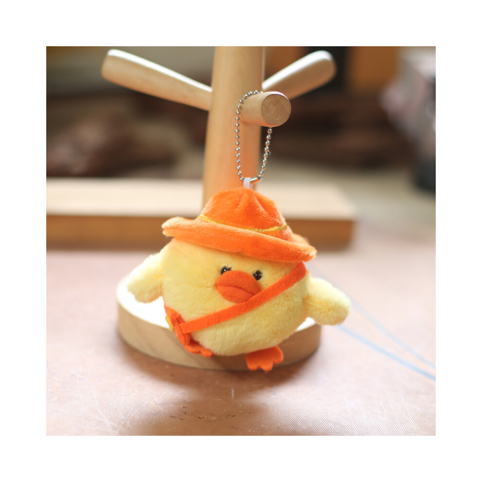 (StyleC) Chick Keychain Yellow Backpack Decor Pp Cotton Stuffed Doll Gift Kids For-image-OPC-PH5KYQP-NEW