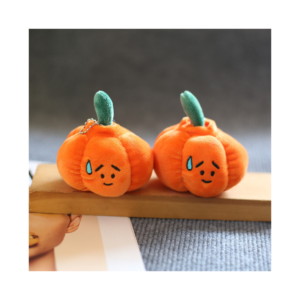 Plush Mini Pumpkin Keychain Super Soft Short Plush Toy Home Decor Halloween-image-OPC-PH5KYV7-NEW