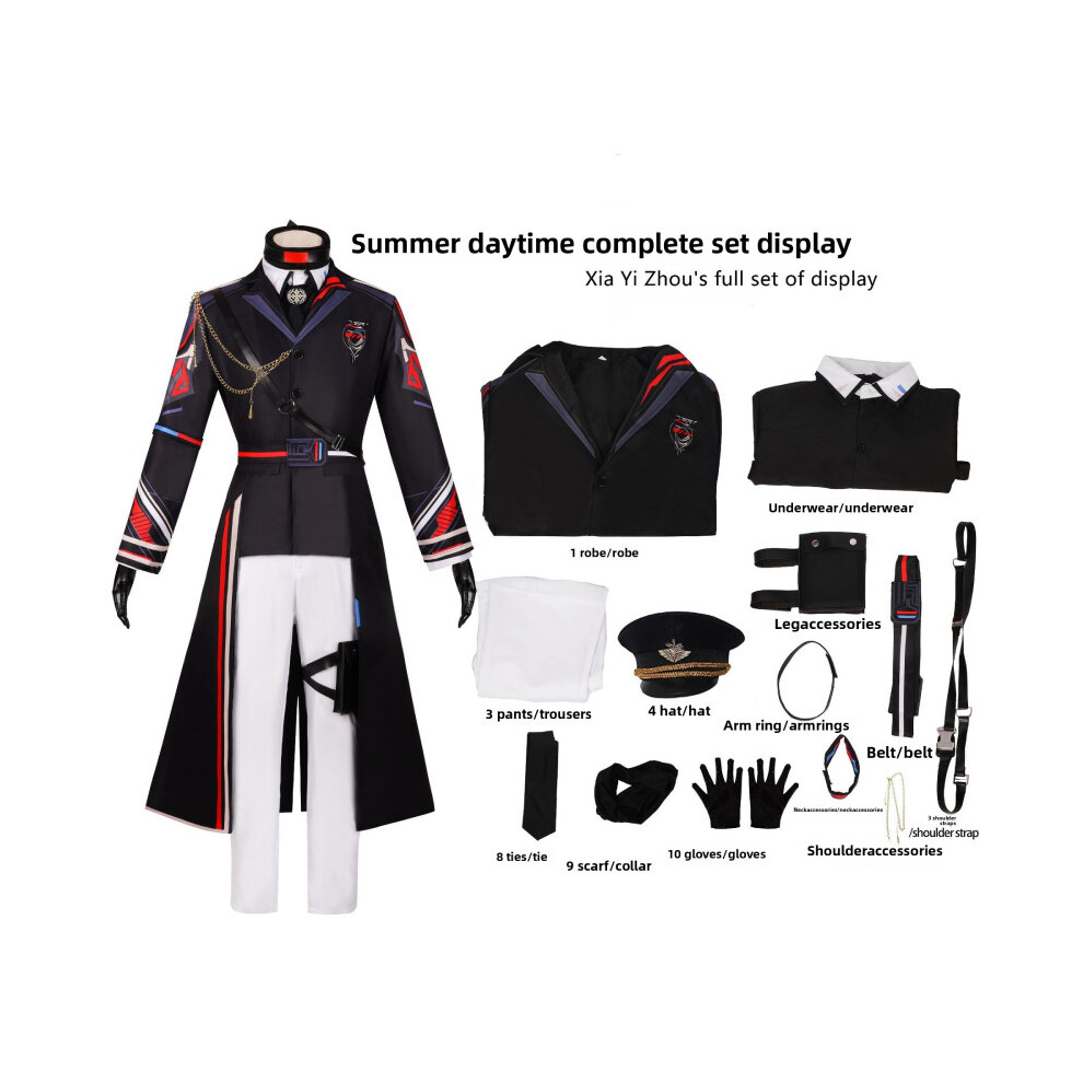 (Xxxl) Love And Deepspace Caleb Cosplay Uniform Set Anime Role Play Game Costume Not,Specified