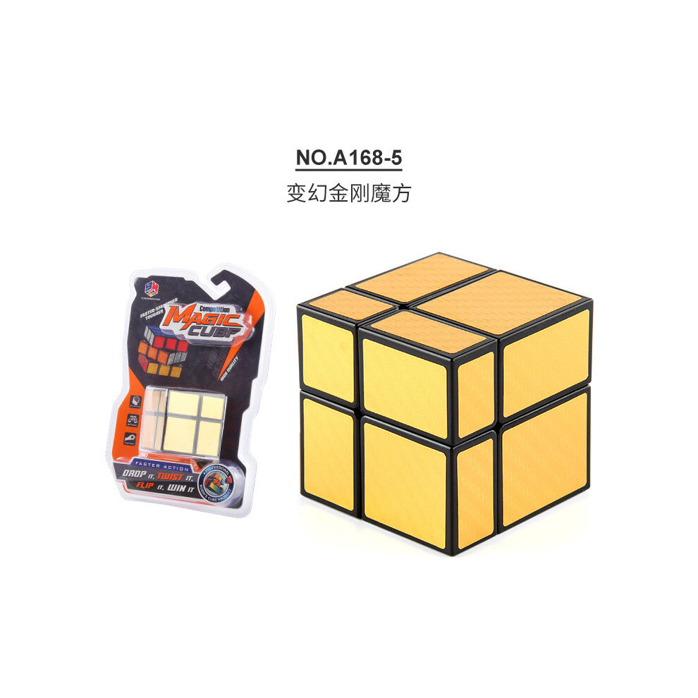 (Mirror Yellow Cube 66.8g) Piece 6 Fun Colorful Childrens Mirror Cube Puzzle Set Effortless With Rotation-image-OPC-PH5MGG8-NEW