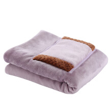 (Violet) Electric Throw Heated Over Blanket Large Warm Washable Fleece Usb Warming Winter