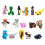 16pcs Theme Minecraft Building Blocks Assembled Cake Decoration Plugin Ins Party 6