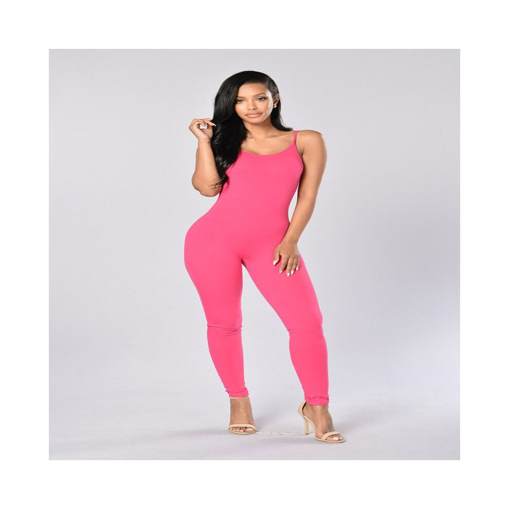 (RoseRed, S) Jumpsuit Romper Women Bodycon Playsuit Clubwear Long Party Pants Trousers-image-OPC-PH5MX27-NEW