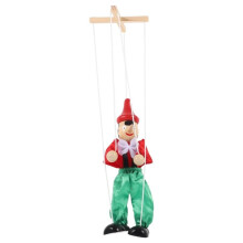 String Puppet Pull String Doll Figurine Hand Eye Coordination Puppetry Doll for Men Women Adults Boys Girls Kids Family