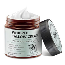 Beef Tallow Honey Balm - Organic Grass Fed Tallow Face Cream - Deeply Nourishing & Moisturizing Beef Tallow Skin Care for for Dry Skin, 120g