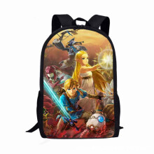 (Yellow)De Legende van Zelda Studentenrugzak Kinderrugzak Schooltasje Buitenlandse Reis Rugzak Geschenk Fan