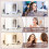 Homcom HOMCOM Vanity Mirror with Lights, 10X Magnifying, USB Charging Port, White 5