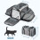 Expandable Cat Carrier Airline Approved Sided Foldable Pet Carrier 3