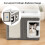 Cat House for Indoor Pets 2 Layer Large cat cave with Scratch Board 2