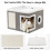 Cat House for Indoor Pets 2 Layer Large cat cave with Scratch Board 3