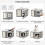 Cat House for Indoor Pets 2 Layer Large cat cave with Scratch Board 5