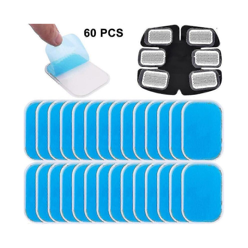 60pcs Gel Sheets Compatible with Gel Pad, Abs Trainer Replacement Gel Sheet Abdominal Toning Belt Muscle Toner Ab Trainer Accessories Botao-image-OPC-PH5PTHW-NEW