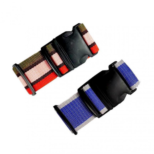 2pcs for Suitcase Anti Theft Luggage Strap Packing Adjustable Length with Lock